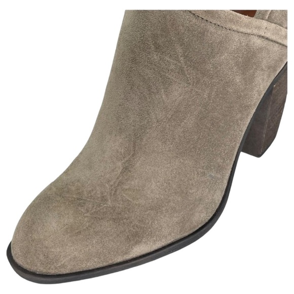 Lucky Brand Salza Brindle Suede Leather Womens Ankle Boots Size 9.5M - Picture 7 of 12